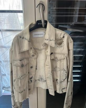 Giacca denim tie dye calvin klein