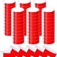 400 braccialetti rossi, impermeabili, per eventi,