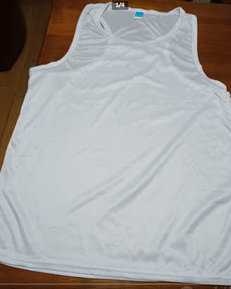 10 Canottiere bianche FITNESS