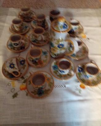 servizio di tazze da caffè ceramica di Vietri 