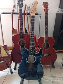 Chitarra stratoacoustic Harley Benton