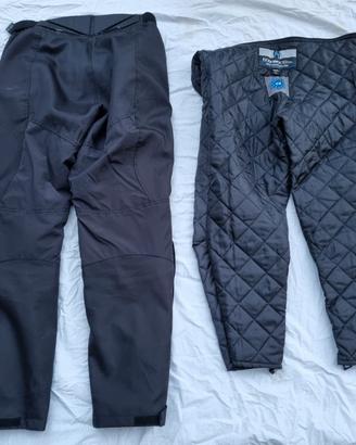 pantaloni moto  ricta  sfoderabili 