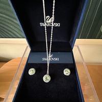 Collana Swarovski con pendente e orecchini