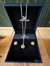 Collana Swarovski con pendente e orecchini