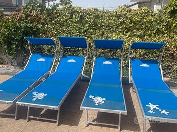 4 Lettini piscina