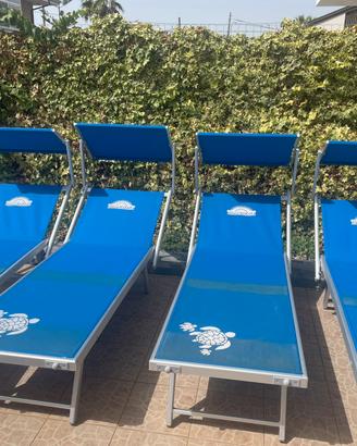 4 Lettini piscina