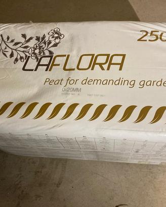 Torba bionda acida di sfagno - LAFLORA - 250 Litri