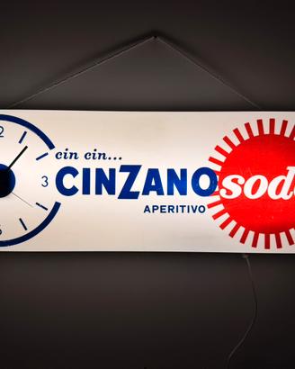 Insegna luminosa cinzano anni 70