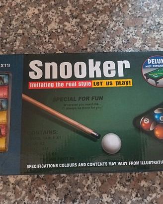 snooker mini biliardo da tavolo