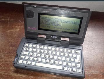 Atari Portfolio personal computer + memory card

