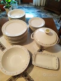 Servizio piatti porcellana