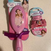 Spazzola per capelli Violetta Disney + accessori