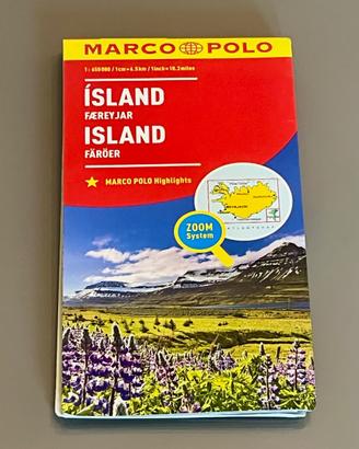 Islanda - Mappa Cartina ripiegata