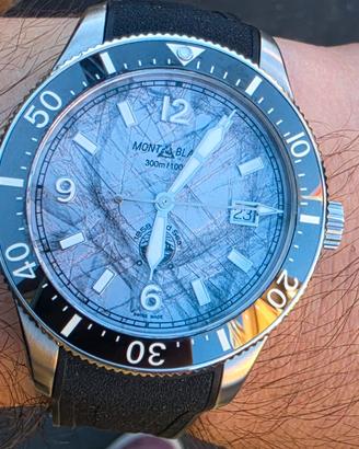 Montblanc 1858 iced sea 