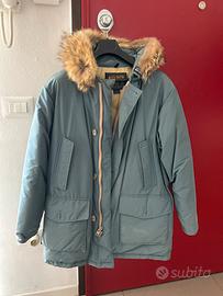 Woolrich Arctic Parka originale blu avio
