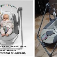 dondola automatica con musica, per neonati
