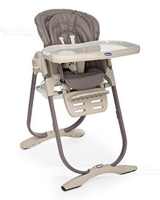 Chicco Polly Magic Seggiolone, Cocoa, Grigio