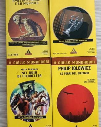 Il giallo mondadori - titoli vari