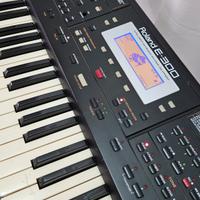 Tastiera Roland E-300 con alimentazione e supporto