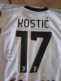 Maglia originale Kostic autografata stagione 22/23