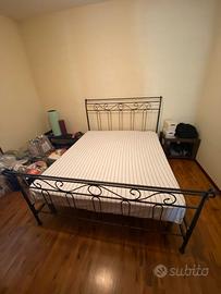 Letto matrimoniale ferro battuto