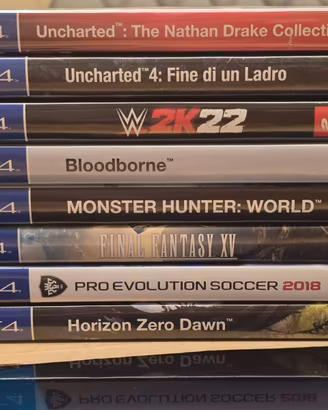 Lotto giochi ps4 Bloodborne/Horizon/Uncharted/Mons