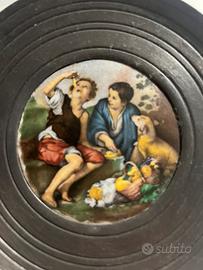 Piatto scultura antico ceramica