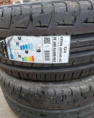 245/40/19 dunlop nuove sport