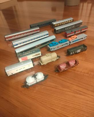 14 Vagoni Trenino Vintage LIMA Scala H0