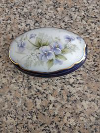 Portagioie in porcellana Limoges vintage