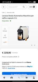 Lavazza Deséa Automatica Macchina per caffè a caps