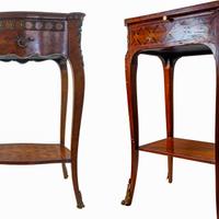 Set di tavolini in stile Luigi XV fine 800