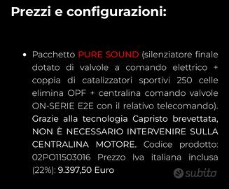 SCARICO CAPRISTO PORSCHE 992