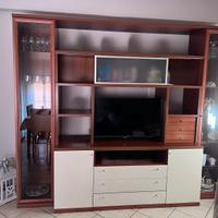 Parete attrezzata e divano