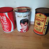 Pouf contenitore anni 80 originale  46 cm