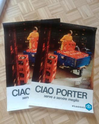 Piaggio Ciao Porter manifesti poster (no vespa ape