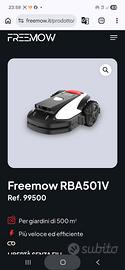 robot tagliaerba senza filo fino a 500 mq freemow 