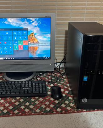 Pc Hp Rigenerato 8gb ram+Hd 500gb  windows 10 pro