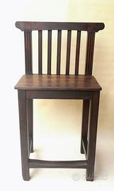 Sedia Sgabello antica da arredamento