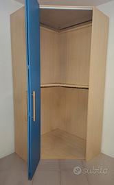 Armadio angolare mobile cassetti letto comodino...