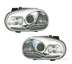 FARI VOLKSWAGEN VW GOLF 4 LUCE DIURNA LED FONDO CR