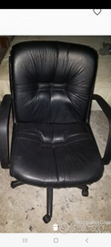 Poltrona presidenziale in pelle