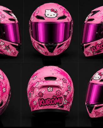 Aerografia casco personalizzato
