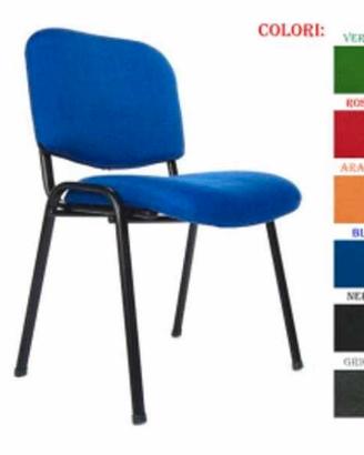 UFFICIO ISO - Sedia ufficio impilabile visitatore