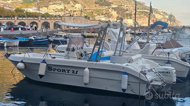 Astra Sport 21 + Suzuki 40HP accessoriata e pronta