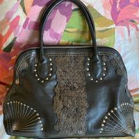 Borsa vintage in vera pelle