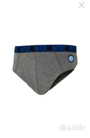 Slip Uomo INTER Taglia XL - Grigio Scuro Melange