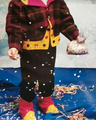 Vestito da pagliaccio 