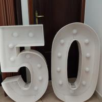 Numero 50 per feste compleanno