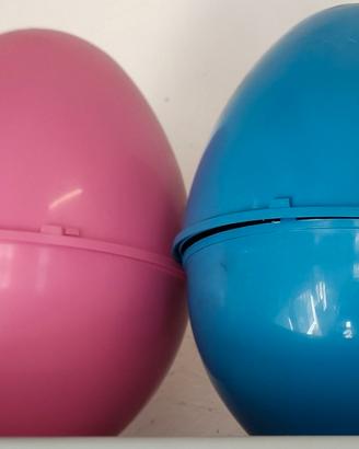 Gusci per uova di pasqua in plastica